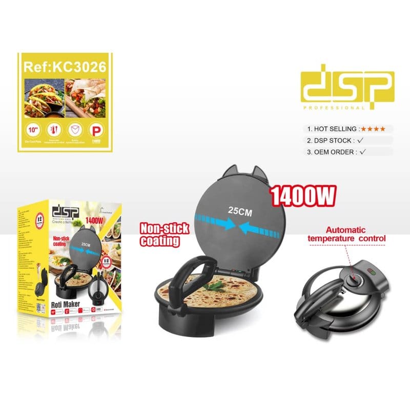 aparat za palačinke i tortilje DSP KC3026 — pregled
