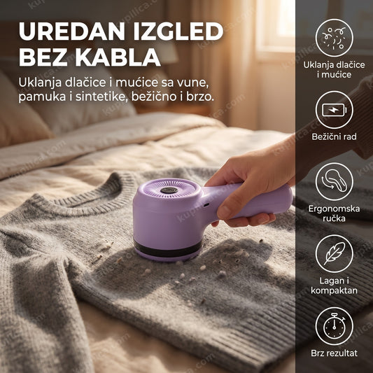 aparat za uklanjanje dlačica sa tkanine na džemperu, benefiti proizvoda