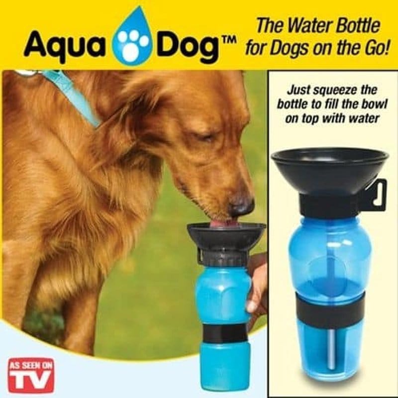 Aqua Dog flašica za vodu okačena na kaiš tokom trčanja sa psom