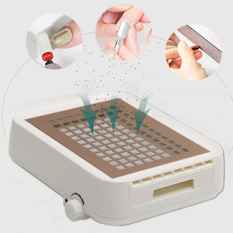 Aspirator za nokte tokom manikir procedure u salonu
