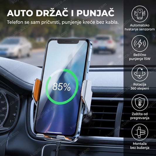 Auto držač za telefon na tabli dok se telefon bežično puni - benefiti proizvoda