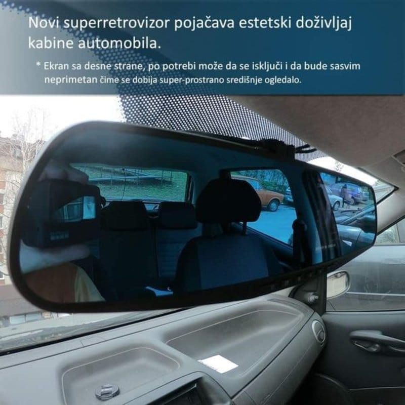 auto kamera retrovizor sa rikverc kamerom — detalj 9