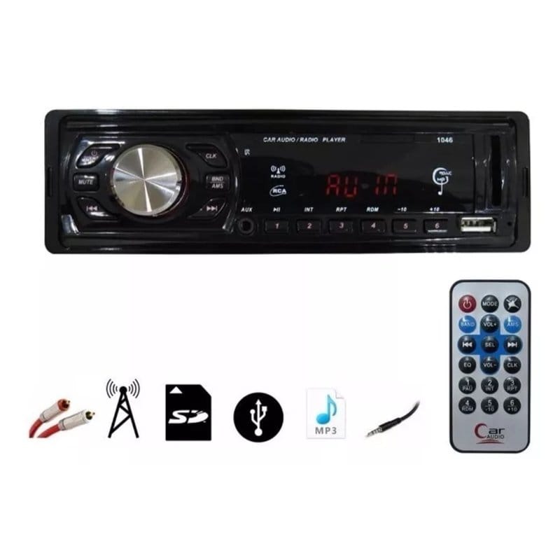 auto radio bluetooth usb sd card daljinski upravljač — pregled
