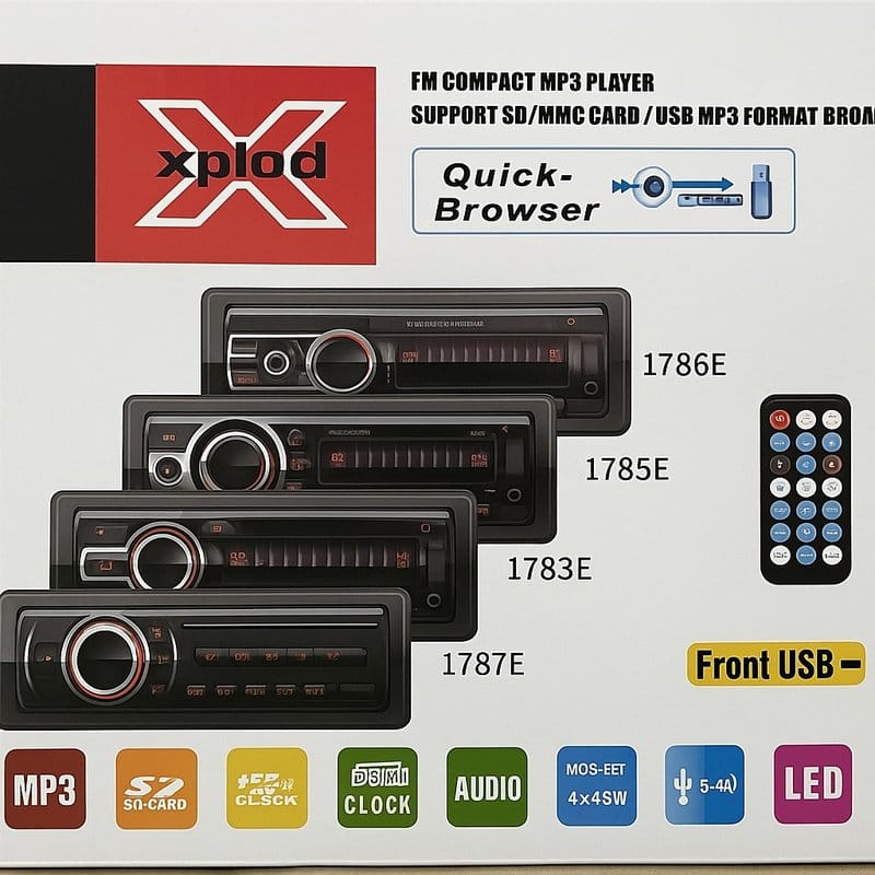 auto radio mp3 plejer usb sd kartica — detalj 2