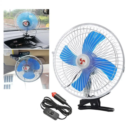 auto ventilator 12V sa štipaljkom — detalj 1