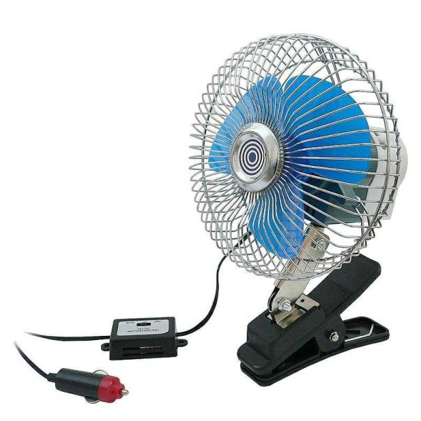 auto ventilator 12V sa štipaljkom — detalj 2