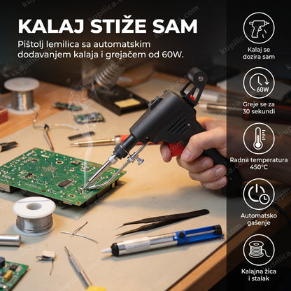 automatska lemilica sa dodavanjem kalaja na radnom stolu sa elektronikom, benefiti proizvoda