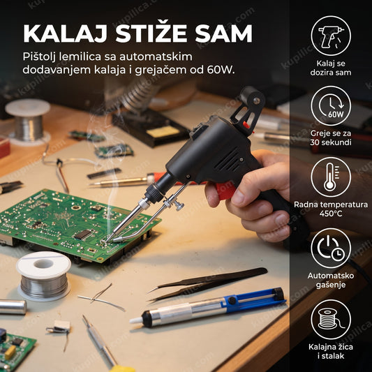 automatska lemilica sa dodavanjem kalaja na radnom stolu sa elektronikom, benefiti proizvoda
