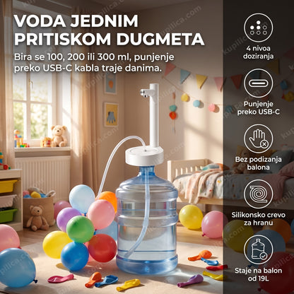 automatska pumpa za balone naduvava dekoraciju u dečjoj sobi, benefiti proizvoda