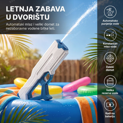 automatska puška na vodu za letnju zabavu pored bazena, benefiti proizvoda