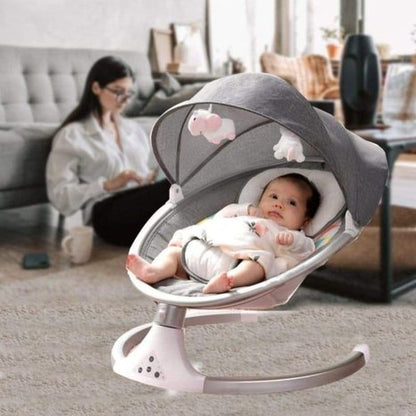 električna njihalica za bebe sa bluetooth — pregled