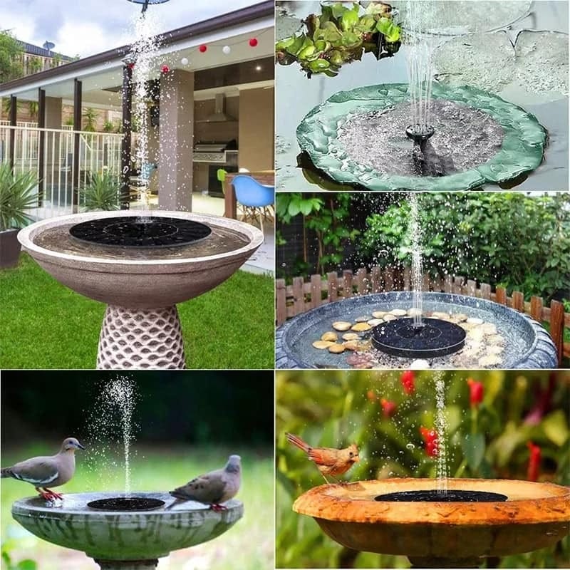 solarna fontana za baštu — detalj 2