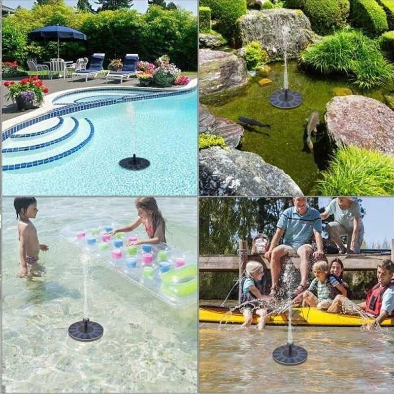 solarna fontana za baštu — detalj 3