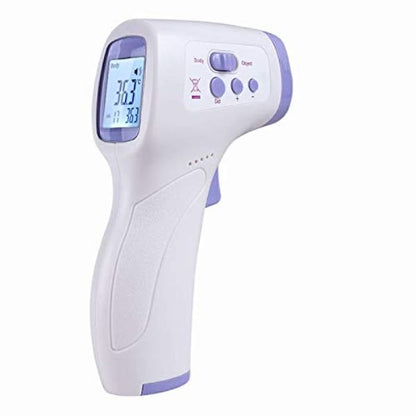 merenje temperature na čelu deteta beskontaktnim infracrvenim toplomerom