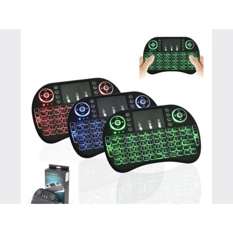 bežična mini tastatura sa RGB osvetljenjem — detalj 3