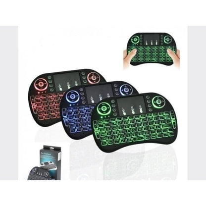 bežična mini tastatura sa RGB osvetljenjem — detalj 3
