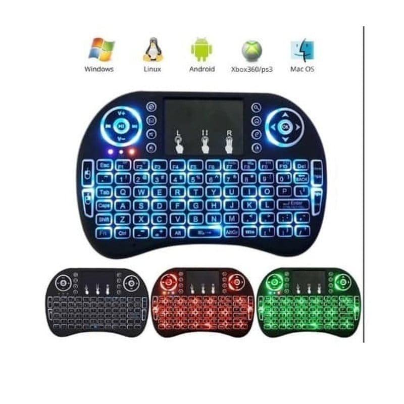 bežična mini tastatura sa RGB osvetljenjem — detalj 6