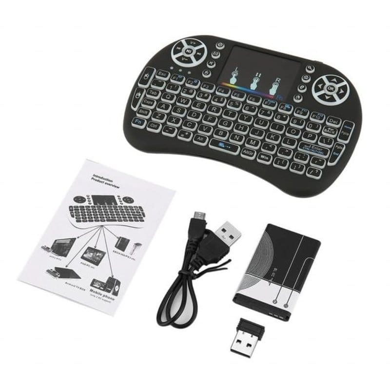 bežična mini tastatura sa RGB osvetljenjem — detalj 8