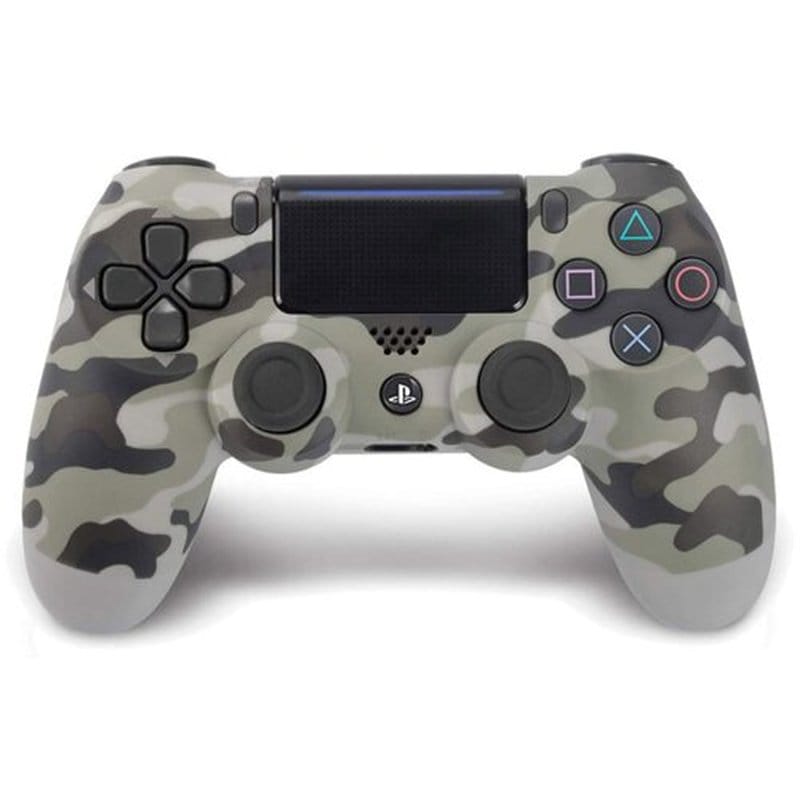 bežični džojstik za PS4 sivi maskirni sa touchpad panelom