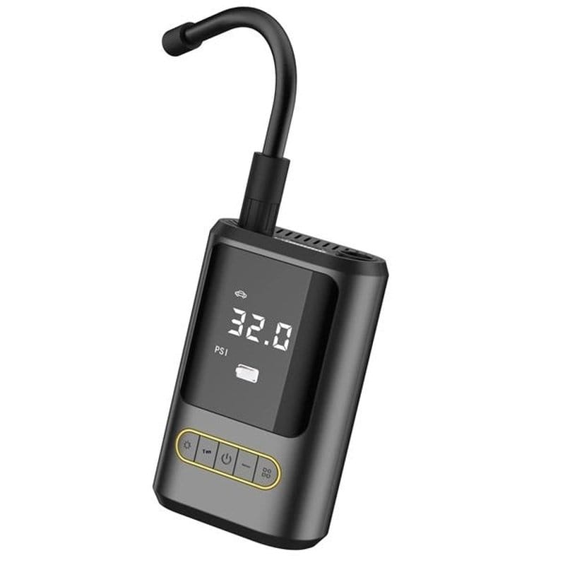 bežični kompresor za auto gume sa dvostrukom baterijom — detalj 2