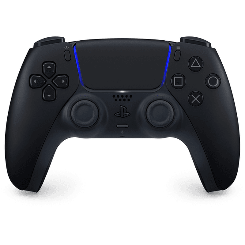bežični kontroler za ps5 crni sa touchpad panelom i pločicama