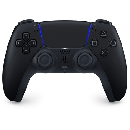 bežični kontroler za ps5 crni sa touchpad panelom i pločicama