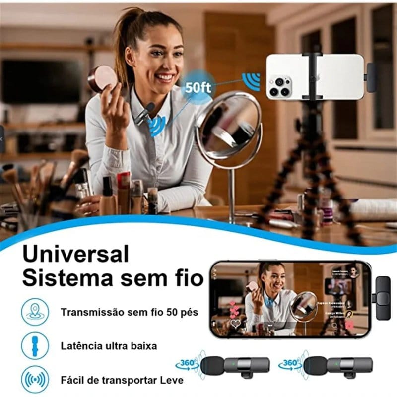 bežični mikrofon za telefon — detalj 8
