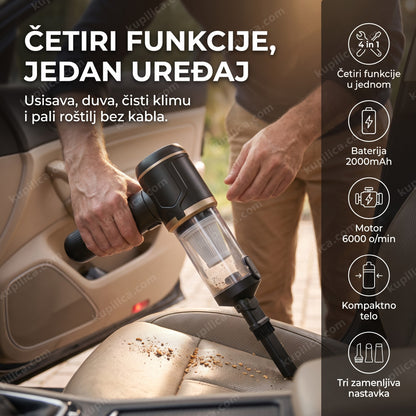 bežični usisivač za auto čisti sedište automobila od mrvica, benefiti proizvoda
