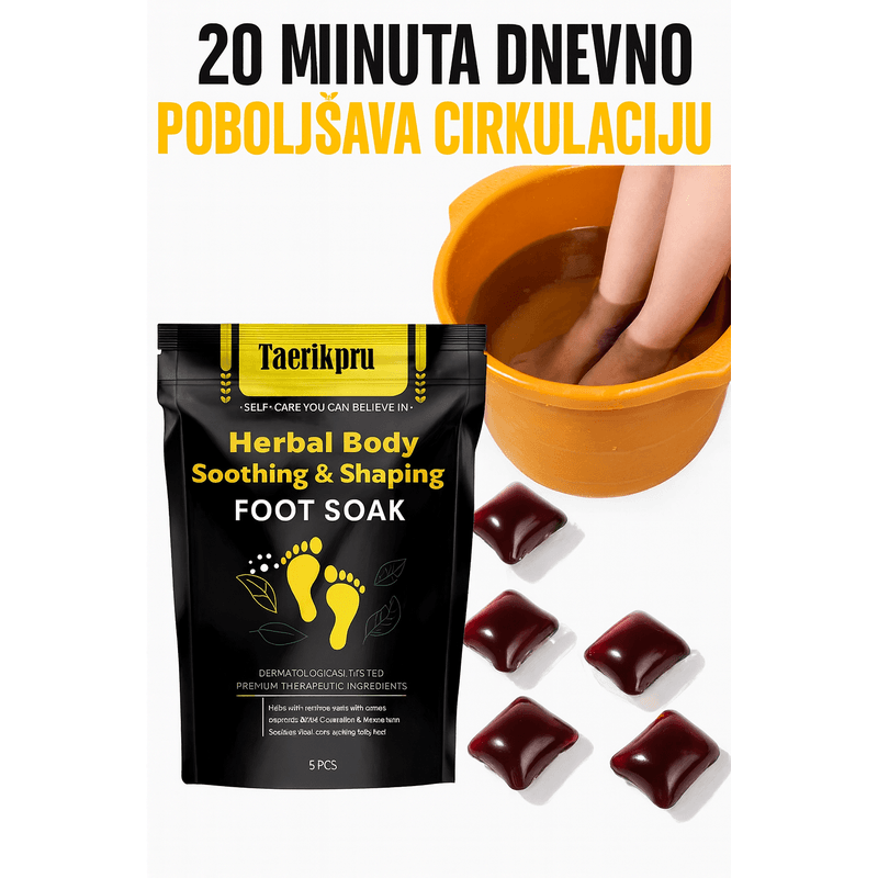 biljna kupka za stopala za cirkulaciju — detalj 1