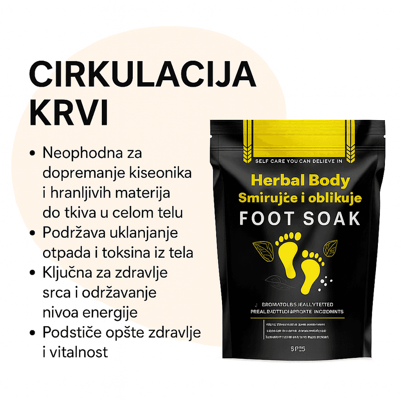 biljna kupka za stopala za cirkulaciju — detalj 2