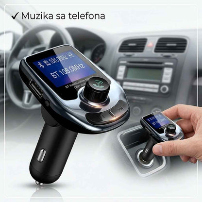 Bluetooth FM transmiter A32 — pregled