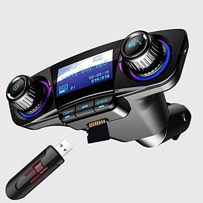 bluetooth fm transmiter za auto sa ekranom — detalj 4