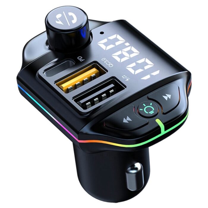 ZTB-A10 uključen u upaljač automobila sa plavim RGB osvetljenjem
