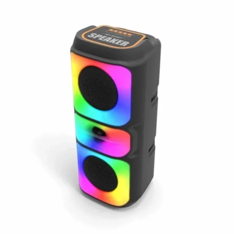 Bluetooth zvučnik KK-663 sa RGB osvetljenjem — pogled spreda