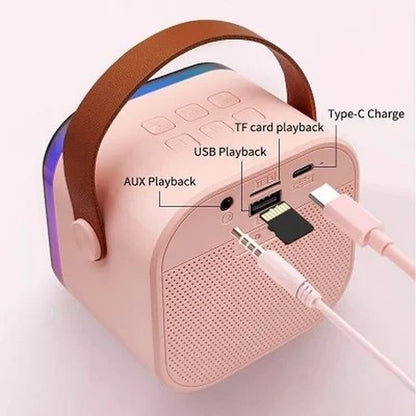 bluetooth zvučnik sa bežičnim mikrofonom — detalj 3