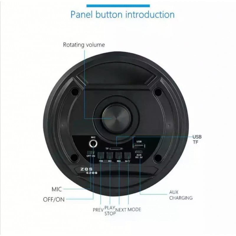 bluetooth zvučnik ZQS-4210 — detalj 6