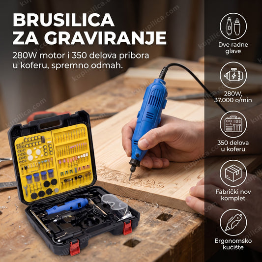 brusilica za graviranje šare na drvetu na hobi stolu, benefiti proizvoda