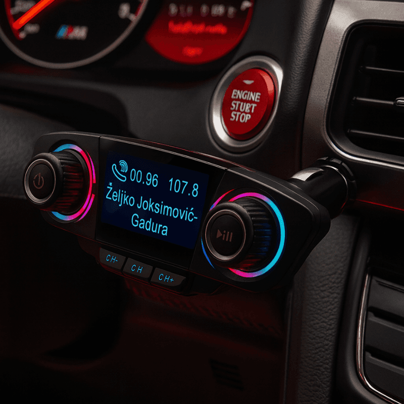 bluetooth muzički plejer za auto BT06 — pregled
