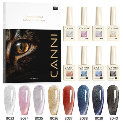 Canni cat eye gel lak set — pregled