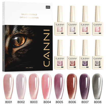 Canni cat eye gel lak set — pregled