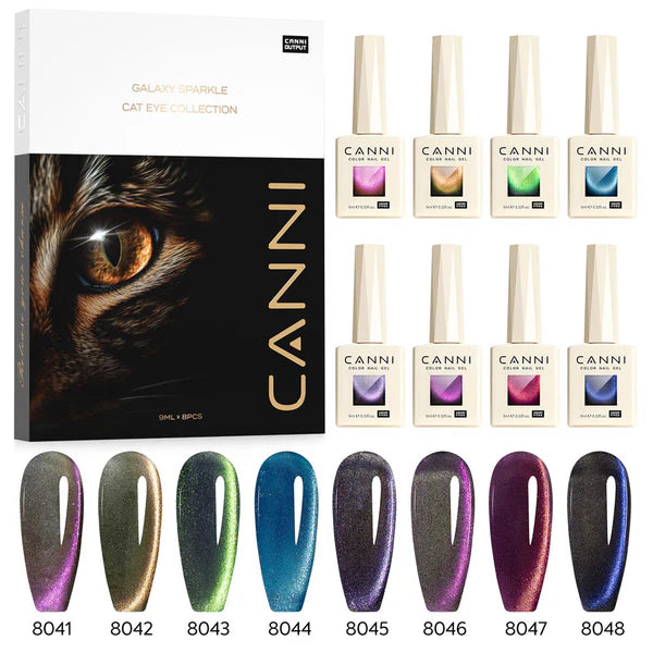 Canni cat eye gel lak set — pregled