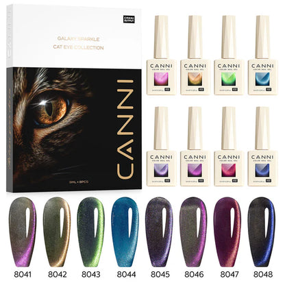 Canni cat eye gel lak set — pregled