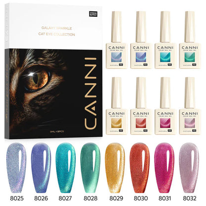 Canni Cat Eye gel lakovi Galaxy Gaze — pregled