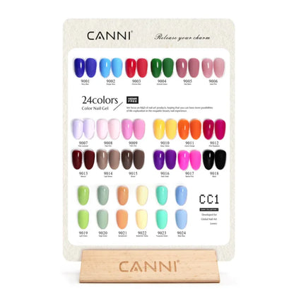 Nanošenje CANNI CC1 gel laka na nokat pod UV lampom