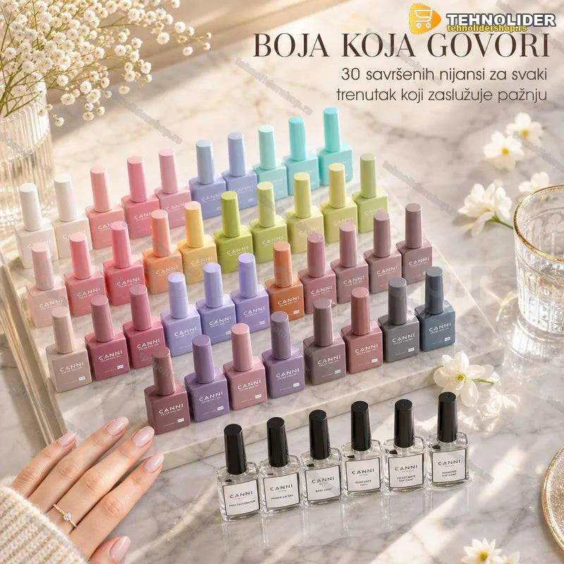 CANNI CC2 set gel lakova — 30 bočica u kutiji