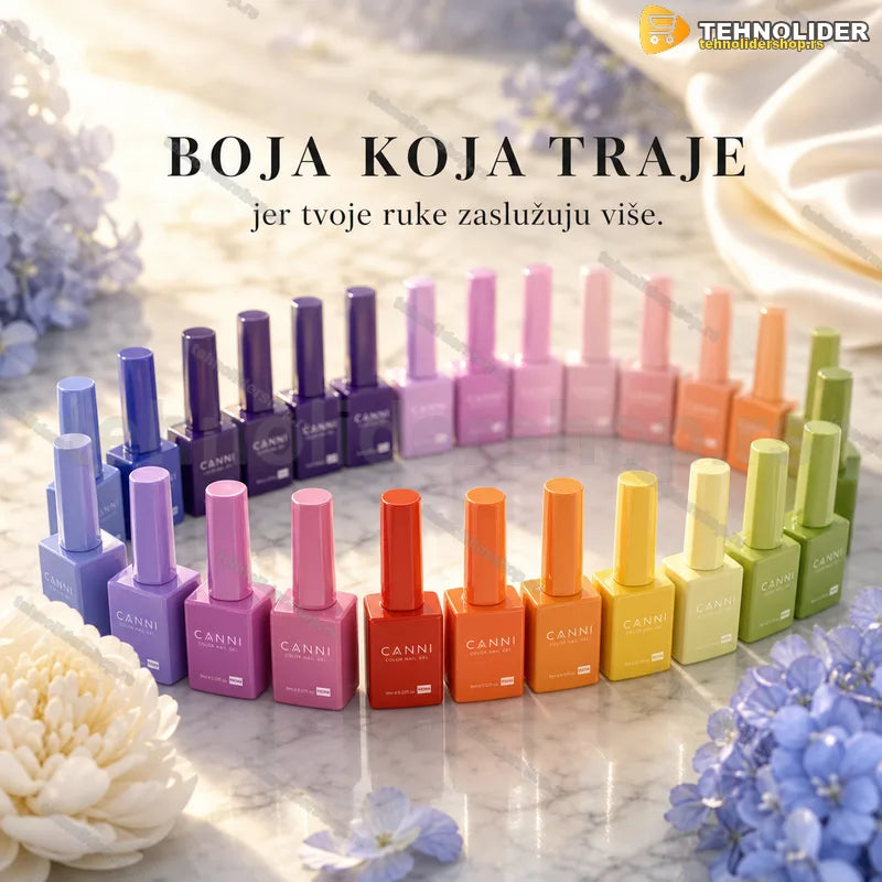 CANNI CC4 gel lak set sa 30 bočica gel lakova u boji