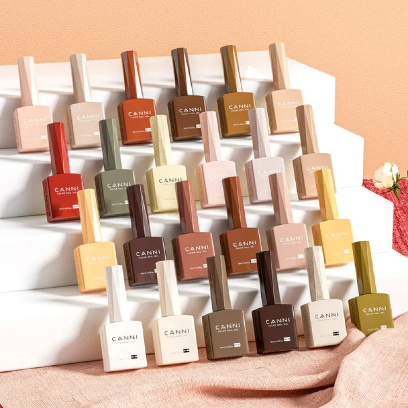 CANNI CC6 gel lak set — pojedinačna bočica sa četkicom