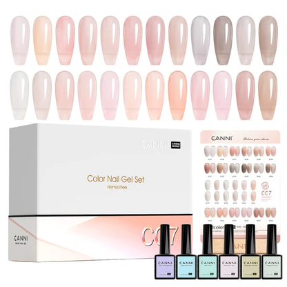 CANNI CC7 set gel lakova — pregled
