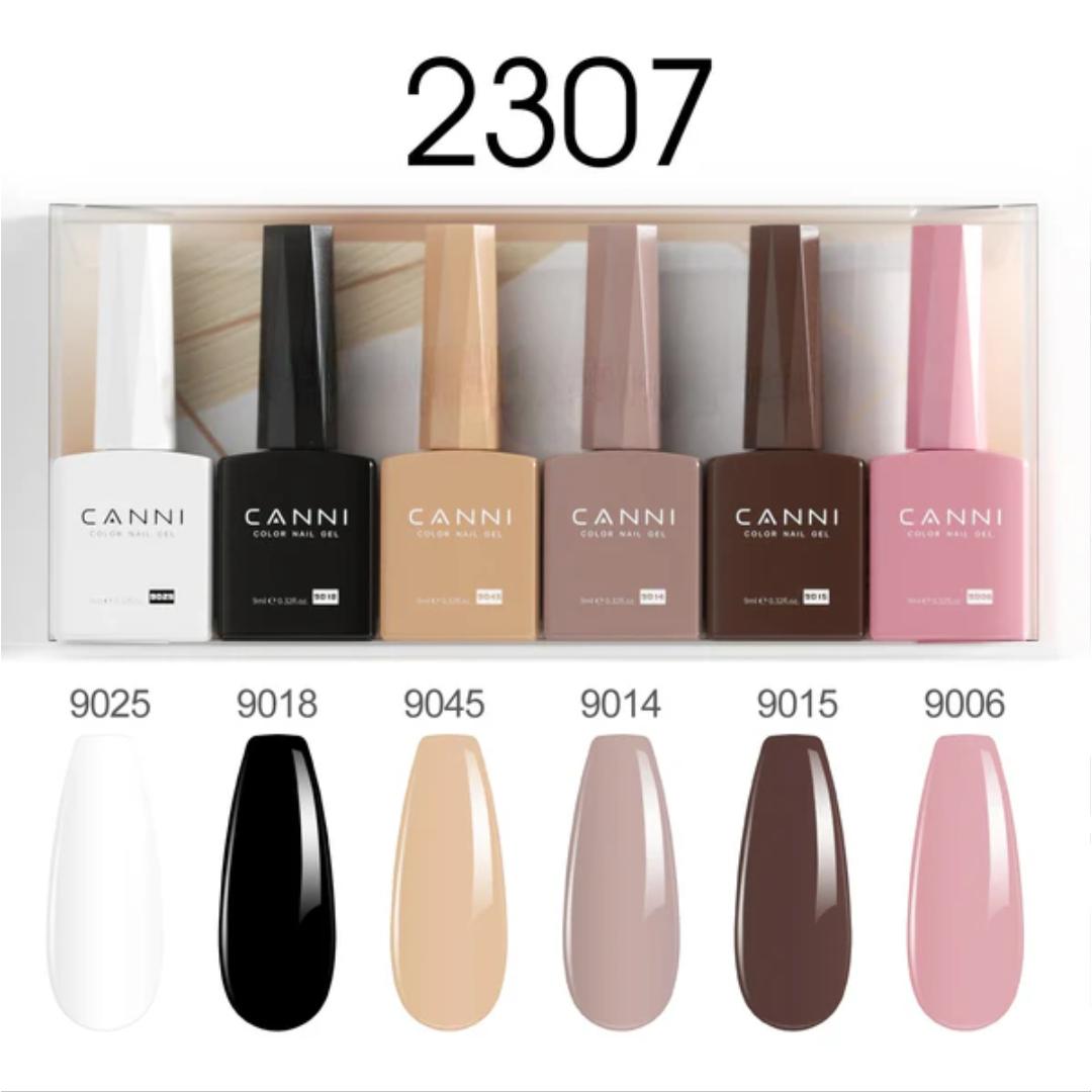 CANNI gel lak set 2307 — pregled