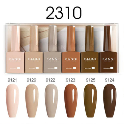 CANNI gel lak set 2310 — pregled